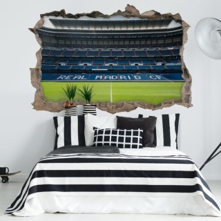 Vinilos estadio santiago bernabéu 3d real madrid